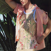 Floral Embroidered Tank Top